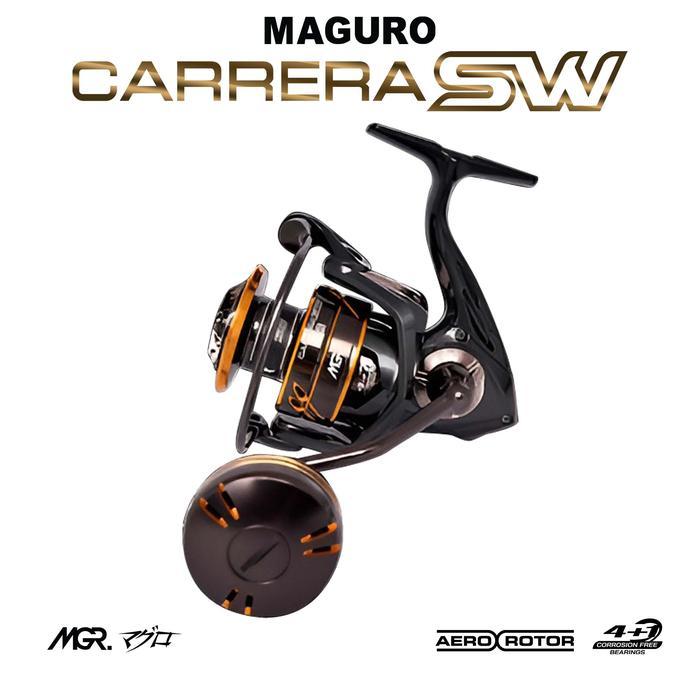 Maguro Fishing - Reel Maguro Carrera Sw Reel Pancing Spinning Power Handle
