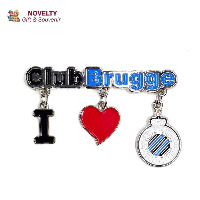 Souvenir Magnet Kulkas Renteng Club Brugge Oleh Oleh Belgia Belgium Terjamin