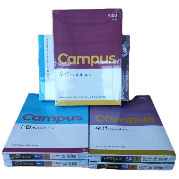 "New" Buku tulis SIDU CAMPUS( 1 pack/ 5 buku )