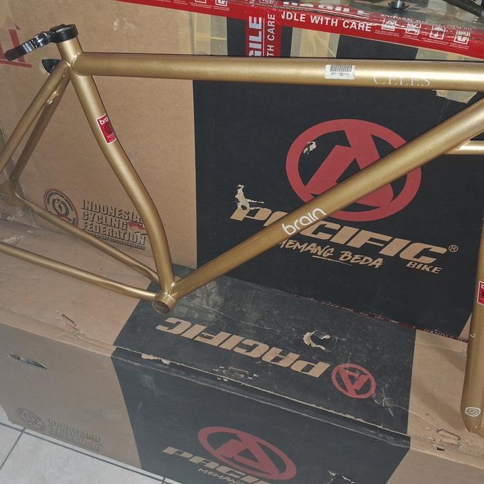 Frame Fixie Brain Celes Chromoly Ringan 700C