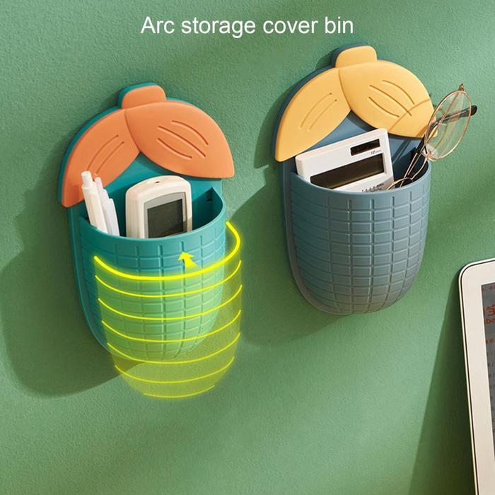 Tempat Sikat Gigi Jagung Storage Wall Rak Tempel Dinding Serbaguna