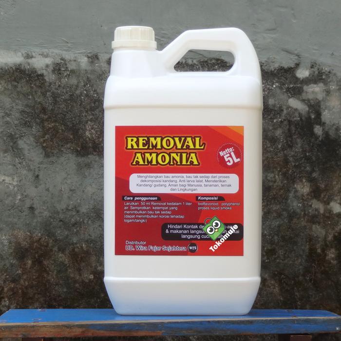 Removal Amonia penghilang bau kotoran hewan ayam broiler sampah limbah