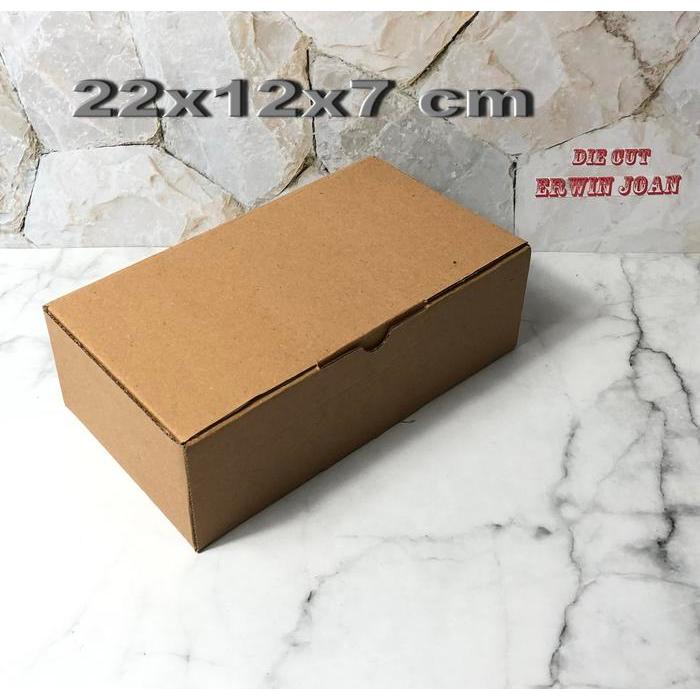 Kardus box 22x12x7 cm, karton kotak Die Cut