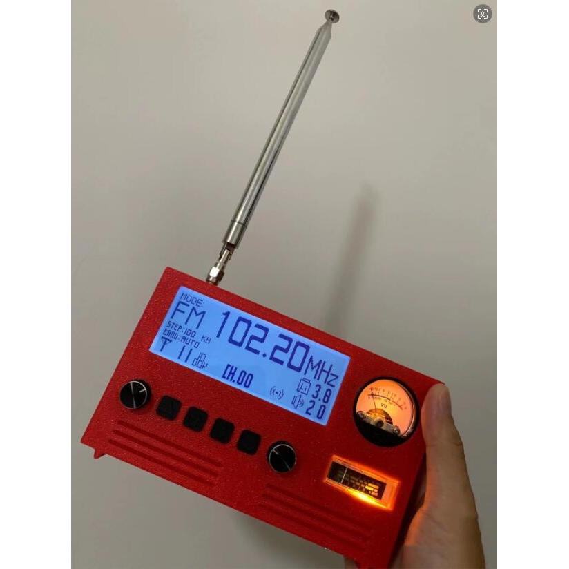 PROMO HARI INI  NyaKoishi Version  TEF6686 FM Radio Receiver + Audio VU indication + S-Meter +8000mA