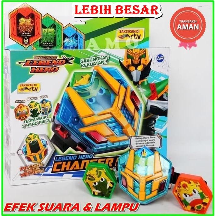 Mainan Anak Legend Hero Changer DX DELUXE Original jam Tangan anak RTV/ SNI
