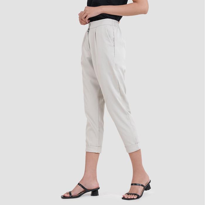 Mississippi Roll Up Kancing Celana Bahan Wanita LIN000589M Sage