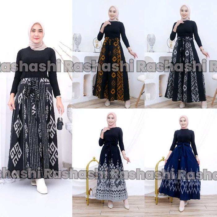 HANUM Rok Tenun troso asli jepara payung panjang pinggang karet jumbo bawahan tenun cantik motif