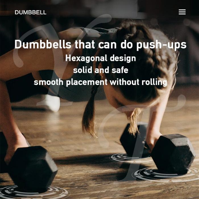 MY-HI Mini Dumbbell set 5KG 10KG Anti slip Barbel Dumbbell besi Gym Dumbbell Murah Barbel Wanita