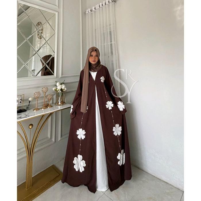 Abaya Zulaikha// Baju Abaya Dubai // Gamis Terbaru // Abaya Mesir // Outer Gamis // Abaya Hitam //