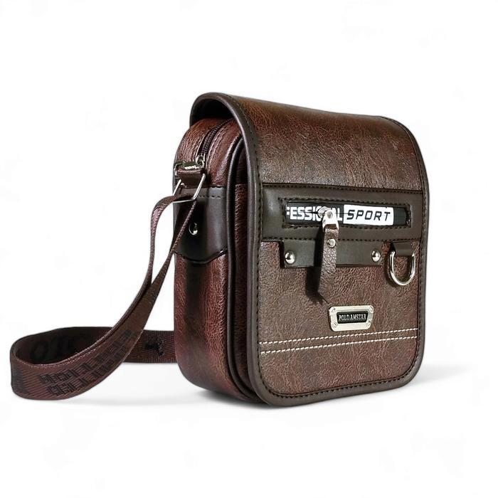 Visval Top - Tas Selempang Slingbag Crossbag Betlbag Distro Pria Kulit Sintetis Premium Cowok