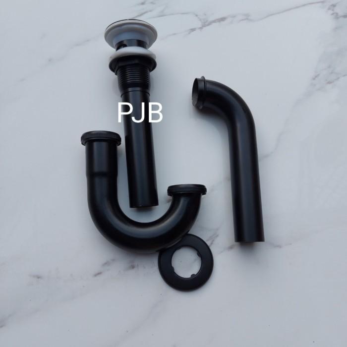 Sifon Angsa Pencet Black Sifon Wastafel Stainles Black Sifon Wastafel Hitam Terbaik