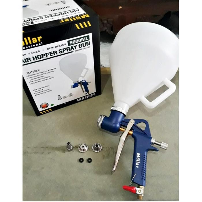 Spray Gun Texture Alat Semprot Cat Tekstur Mollar Hopper Gun Texture