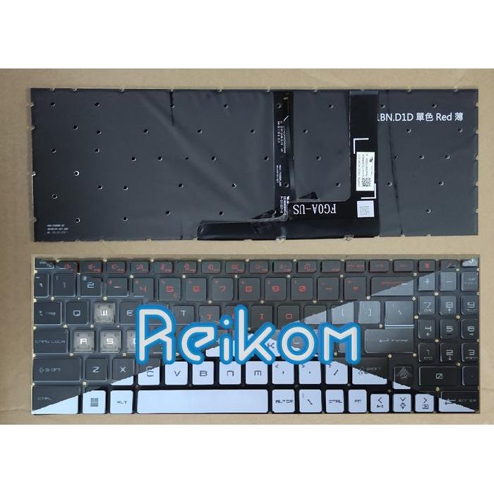 Keyboard MSI Katana GF66 11uc 11ud 11ue 12ud GF76 12uc 12ue