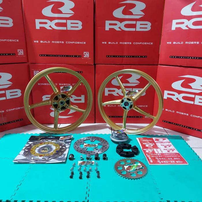 VELG RCB MX KING 160/160-17 PNP TIGER CB 150 CBR VIXION NEW NINJA DLL - GOLD, PNP DTRACKER