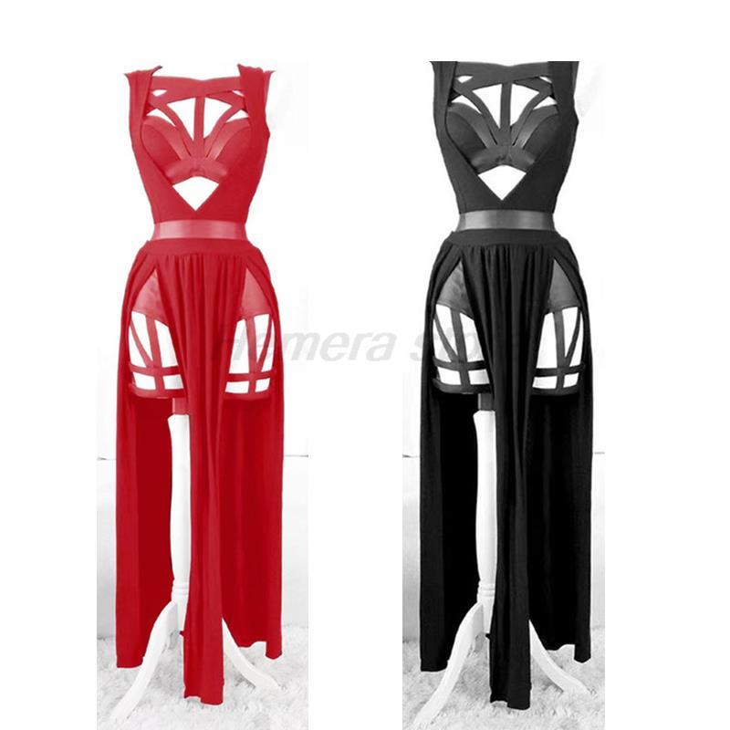 Anime Yor Forger Cosplay Lingerie Nightdress Sleeveless Bandage Vest Hollow Out High Split Dress