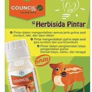 Zico Stored Herbisida Council Complete 300Sc 50 Ml Obat Pembasmi Hama Rumput Liar Gulma Selektif