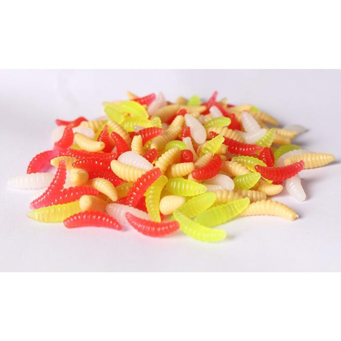 Josh Pancing - 10Pcs Umpan Pancing Cacing Tiruan Fishing Soft Lure Worm Silikon