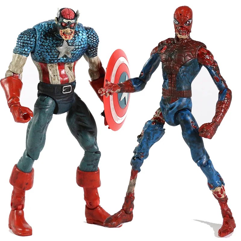 Marvel Legends Zombie Captain America Spiderman Hulk Action Figure What If Zombies Super Hero Series