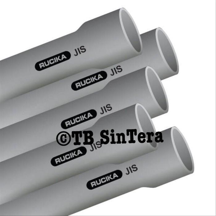 Pipa PVC 2 " inch AW Abu Rucika per Batang