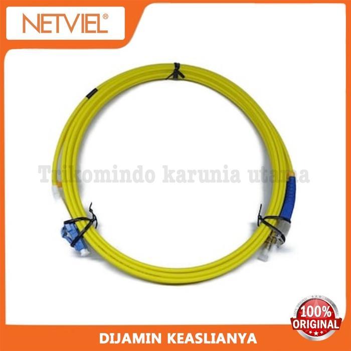 SIAPKIRIM Netviel NVL-DPSM1-FC-LC-005 Patch Cord FC-LC, Duplex SM 9/125um, 5 m READY STOCK