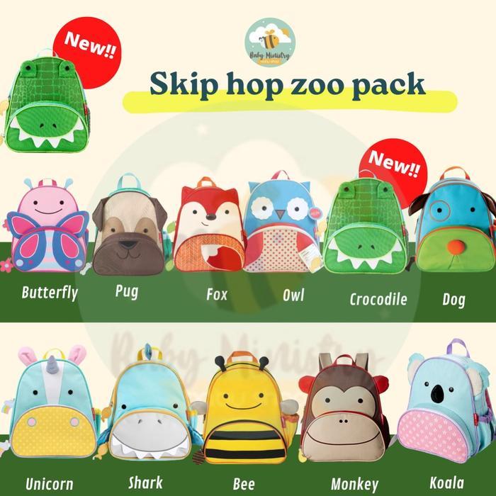 Skiphop Little Kid Backpack Skip Hop Big Backpack Tas Ransel Anak Sekolah School Bags Zoo Series