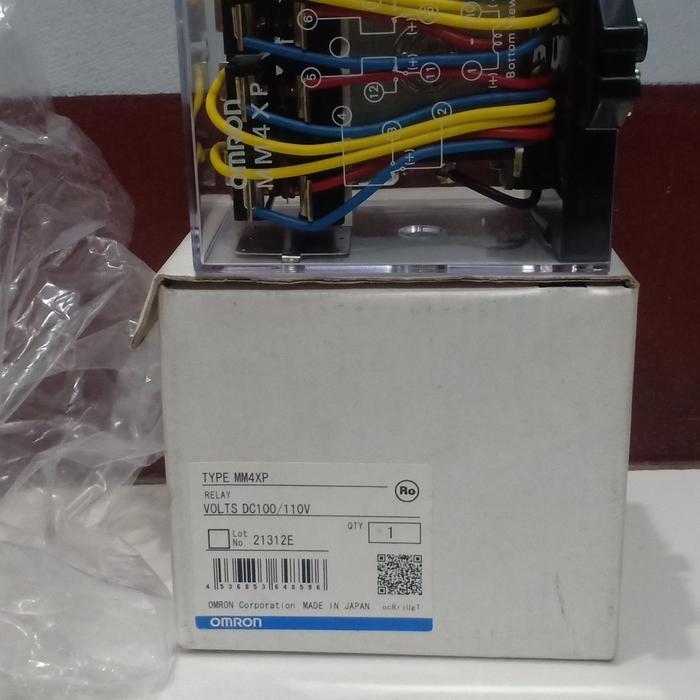 relay omron MM4XP DC100/110v original