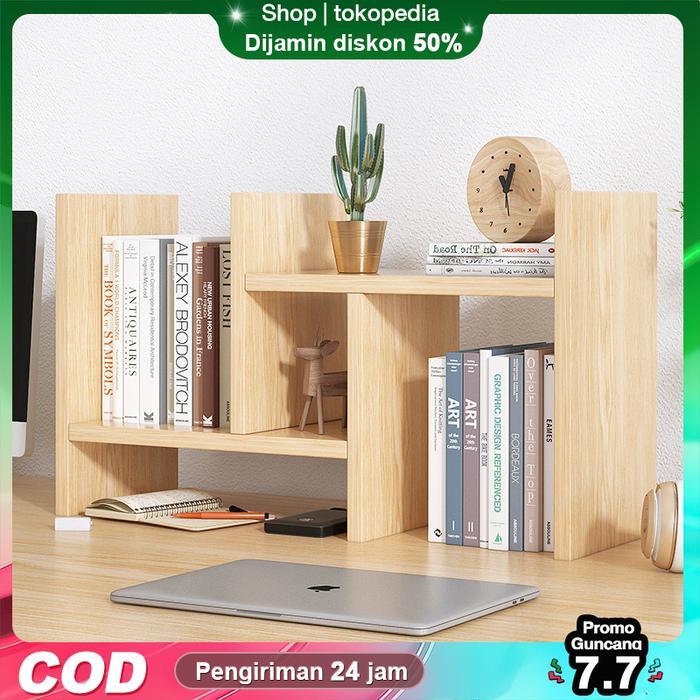 [AK]Rak buku aesthetic/rak buku kamar/rak buku sekolah anak/Buku/rak buku serbaguna Mini Portable