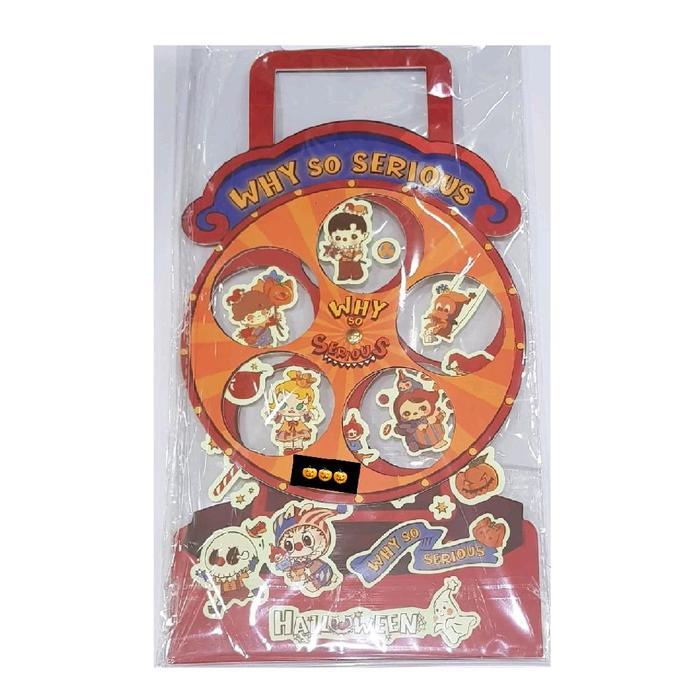 Sticker Labubu/ Halloween Why So Serious Luminous Sticker