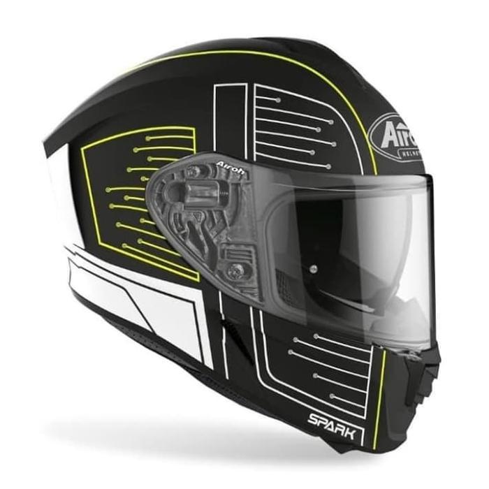 Helm AIROH SPARK CYRCUIT Black Matt