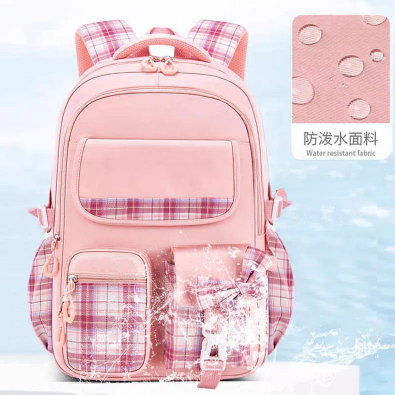 Children School Bags For Girls Kids Satchel Primary Orthopedic School Backpacks Princess Backpack