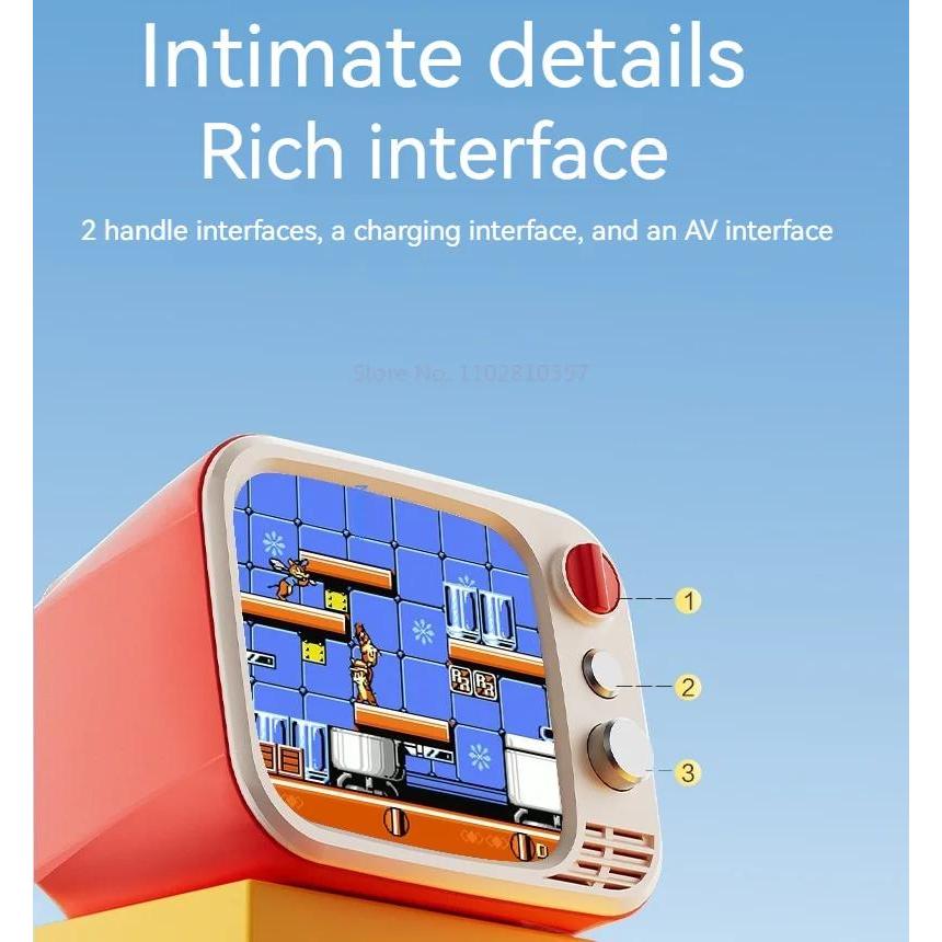 H7 Small Tv Video Handheld Game Console 3.5-Inch Hd 740 Classical Games Dual Gamepad Handheld Video