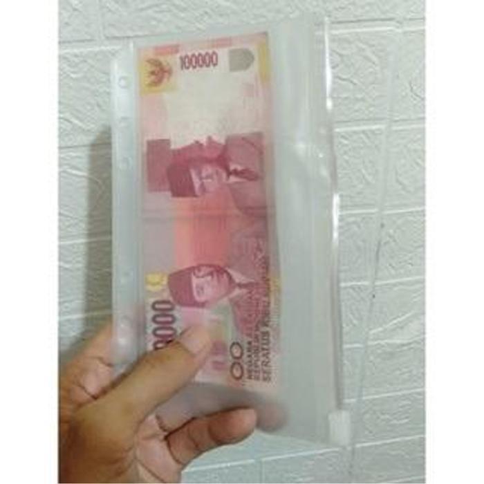 Terlaris Ziplock binder A6 A5 Zipper pocket binder 6 ring Binder Pengelola Dompet pintar Disiplin