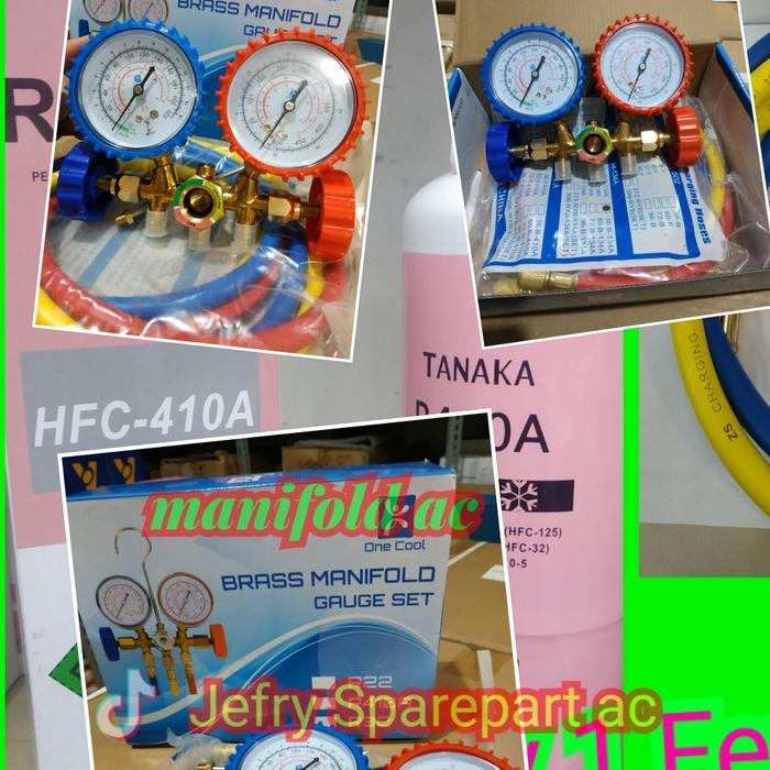 Testing Manifold Double Ac R22 R134A One Cool
