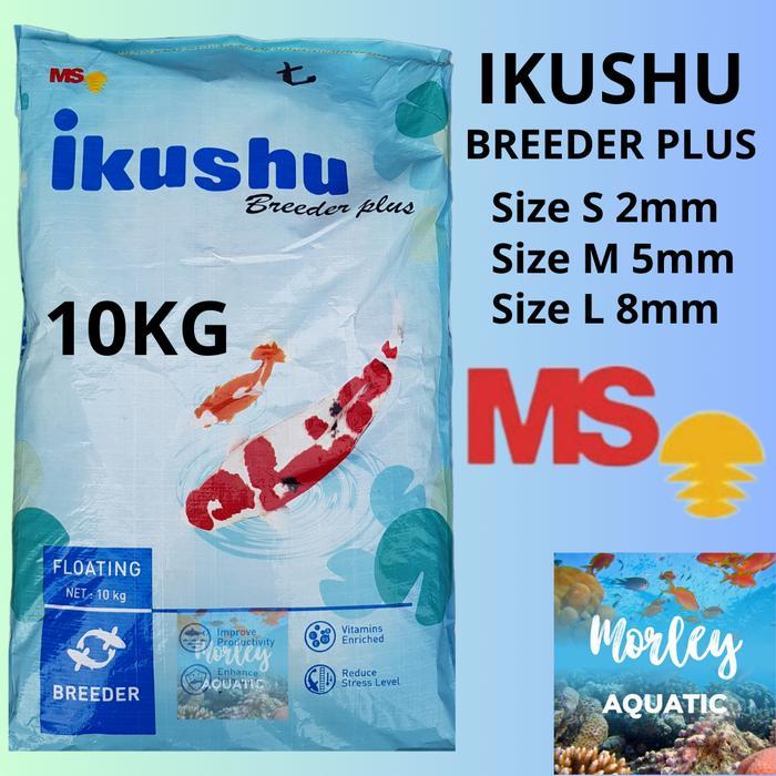 IKUSHU BREEDER PLUS 10KG - PAKAN KOI IKUSHU - PELET KOI
