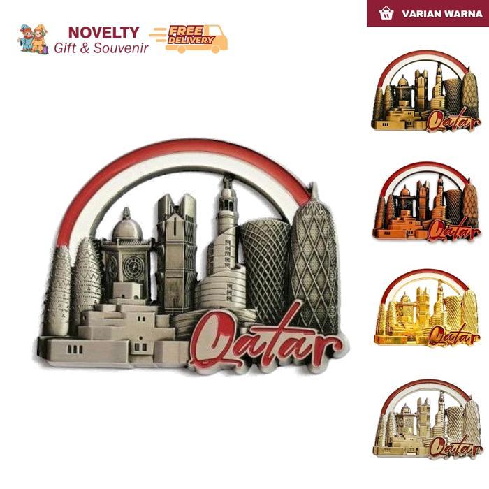Souvenir magnet kulkas Qatar oleh oleh negara Timur Tengah