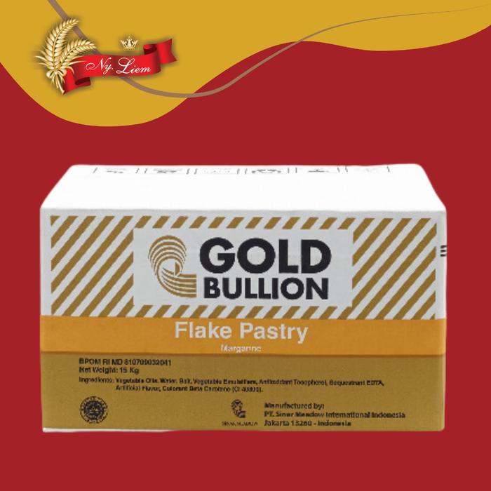 Gold Bullion Flake Pastry / Margarine Pastry 15 Kg Produk Unggulan
