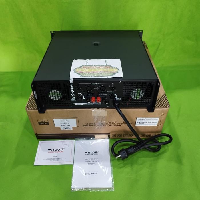 Wisdom Tdx-28002 2-Channel Power Amplifier Wisdom Tdx28002 Co