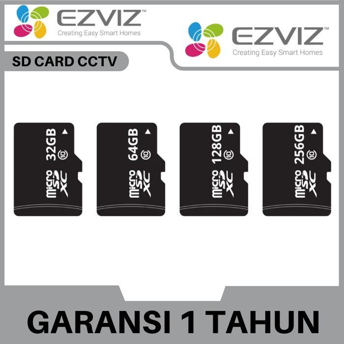 Memori CCTV Sd Card 32gb 64gb 128gb 256gb 512gb Cctv Camera Ezviz Kamera
