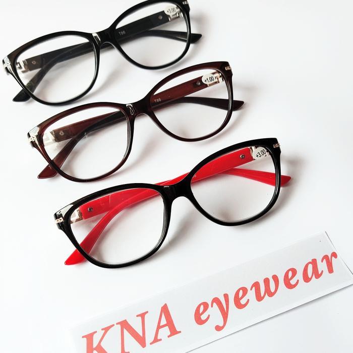 KACAMATA BACA LENSA PLUS KHUSUS WANITA MODEL KOREA