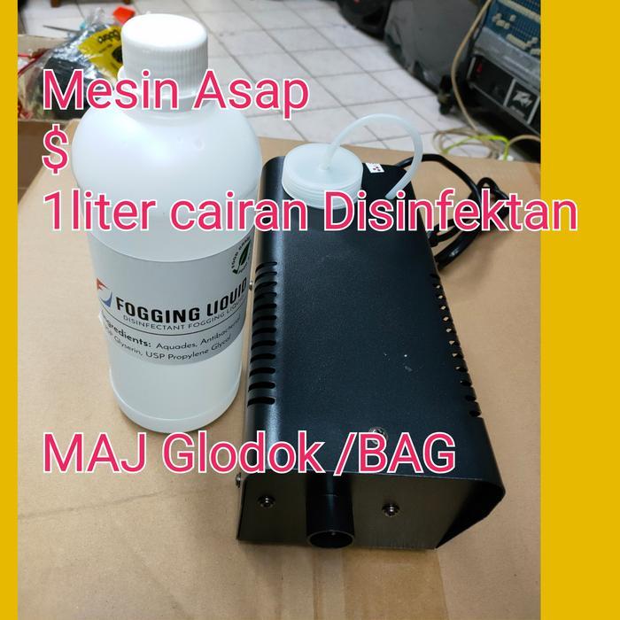 Paket mesin asap dan cairan disinfektan