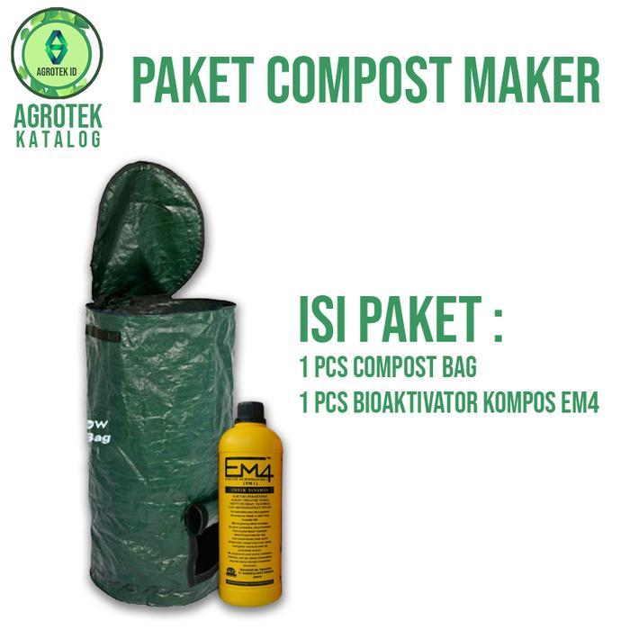 Sale Terlaris Paket Pembuatan Kompos Bioaktivator Em4 Compost Bag