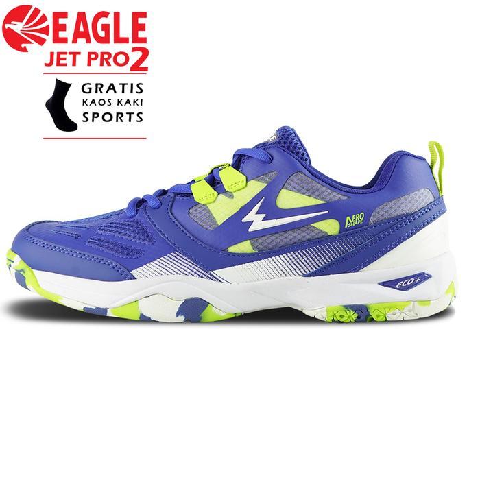 Sepatu Badminton Eagle Jet Pro Original Sepatu Bulu Tangkis Eagle Pria Wanita