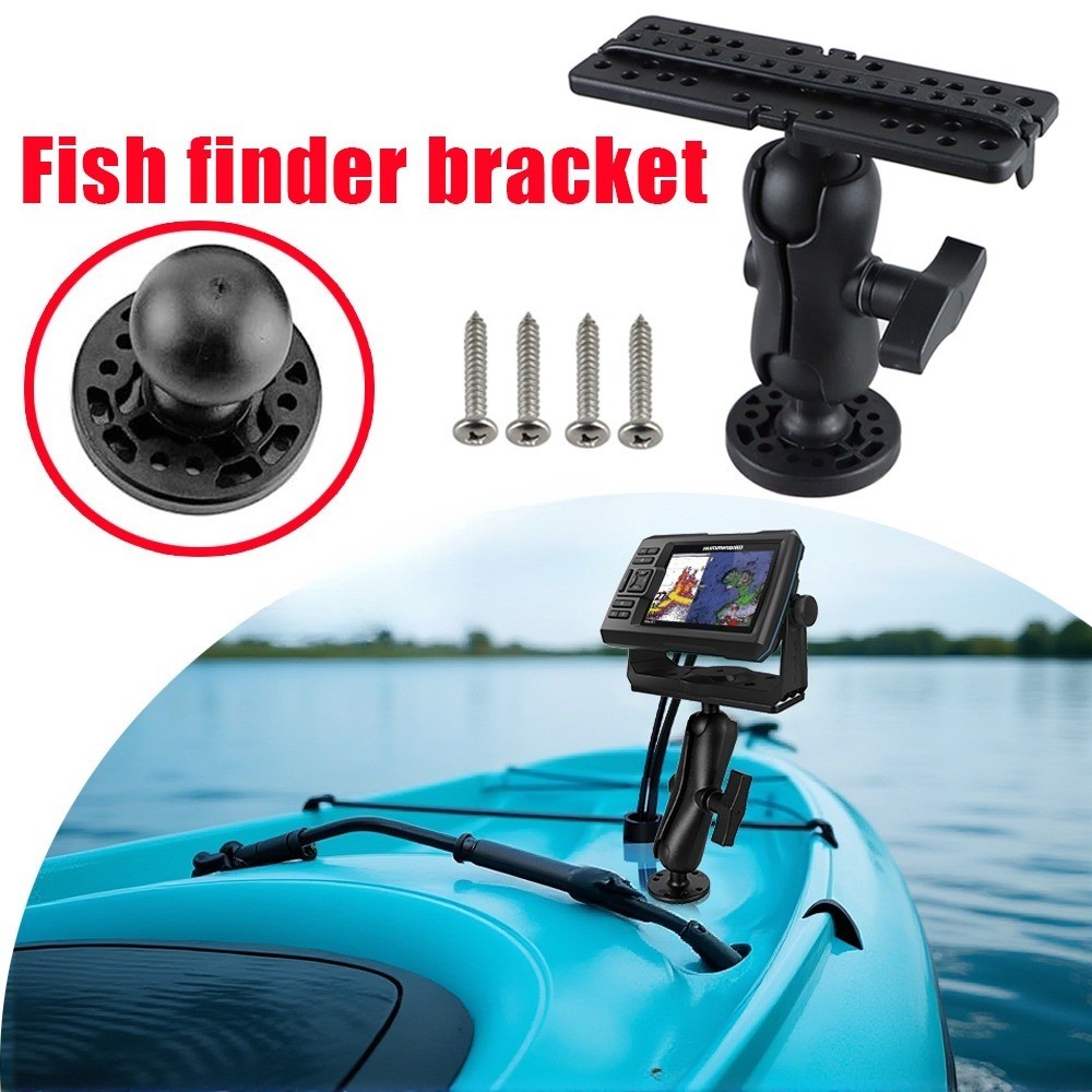 Fish Finder Mount 360 Rotating Fish Finder Bracket Marine Electronic Fish Finder Bracket Suitable
