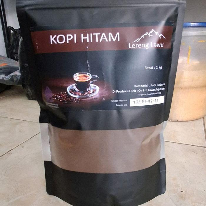 "New" kopi hitam robusta lereng lawu