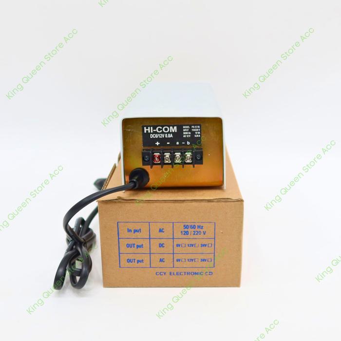 Adaptor Intercom 12V Adaptor / Power Ac/Dc For Intercom 12V