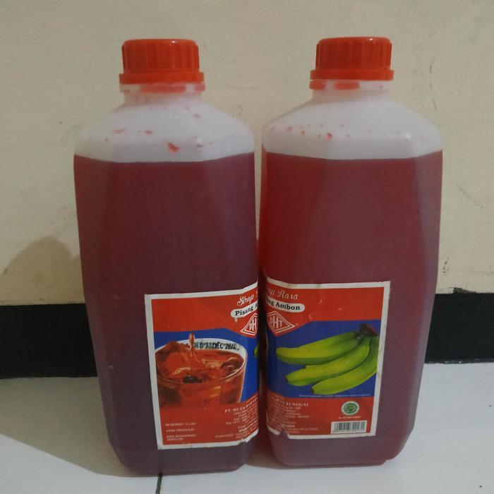 Sirup Dht Pisang Ambon (Sirup Legend Aseli Makassar) Isi 2 Liter