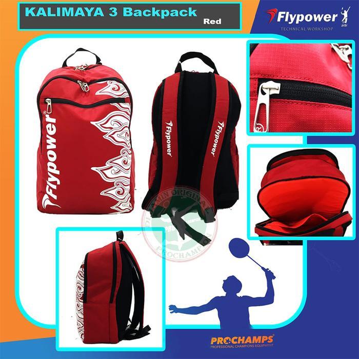 FLYPOWER KALIMAYA 3 TAS RANSEL / BACKPACK BADMINTON ORIGINAL