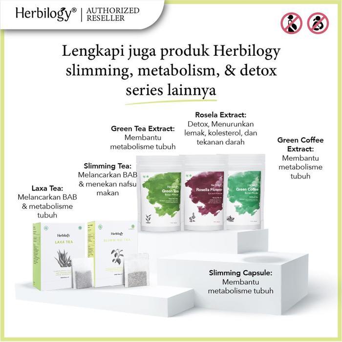 Terbaru Herbal Slimming Tea ( Teh Pelangsing Herba ) 20 x Tea Bag - Herbilogy Ready