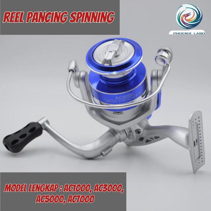 Phoenix Land Reel Pancing Spinning Laut Full Besi Gulungan Pancing Kuat Reel Pancing Laut Tarikan