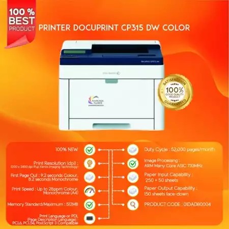 PRINTER DOCUPRINT CP315 DW COLOR